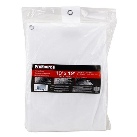 PROSOURCE 10 Mil Tarp, White, Plastic TW1012